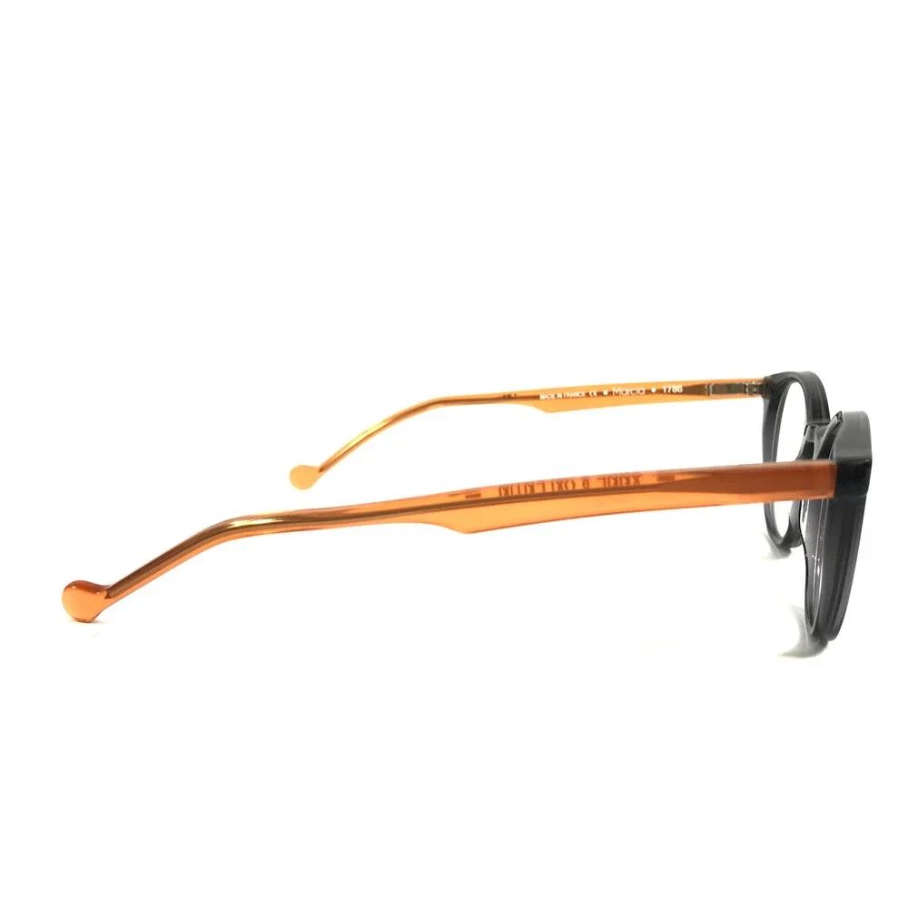 Anne & Valentin Petite Eyeglasses Frames Marcia 1786 Clear Gray Orange 40-22-140